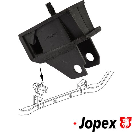 WV-070-199-231A Engine mount, front