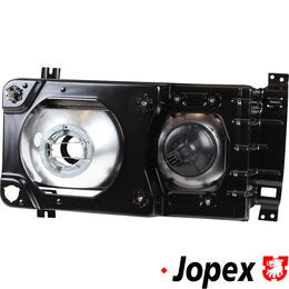 WV-251-941-998B Smoke Headlight set, square, complete,left/right, H-4 European Style