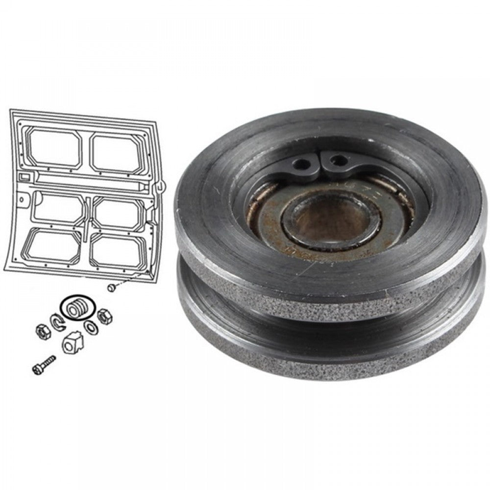 WV-211-843-359B roller bearing, sliding door, upper rear, bus 1968-79