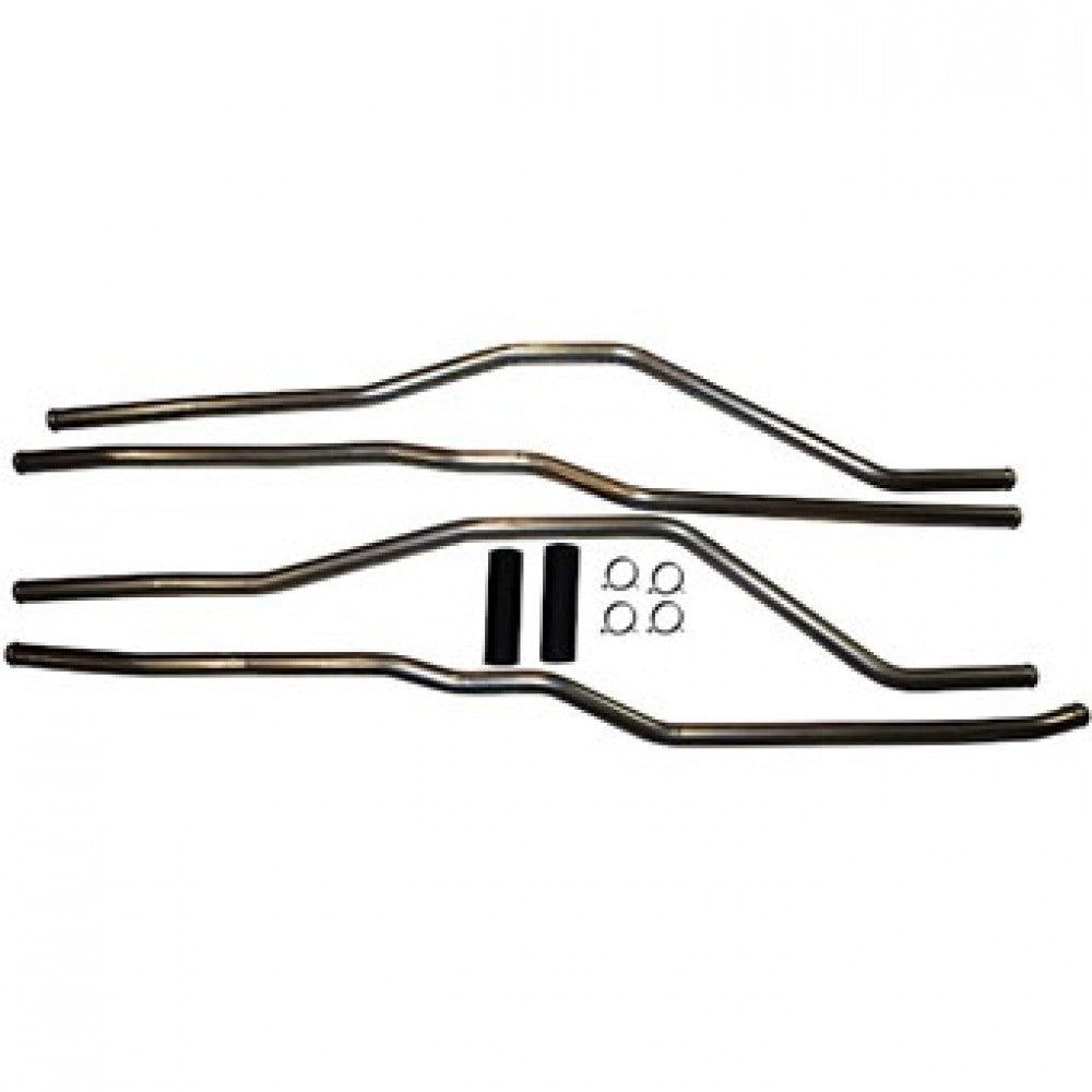 WV-251-198-399FWater pipe set, feed/return, stainless steel 08/82-12/84