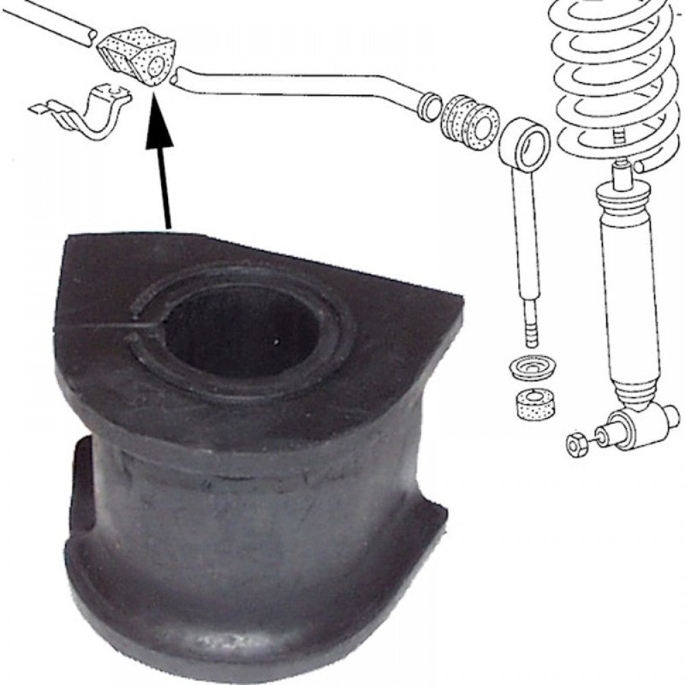 WV-251-411-041C Stabilizer Bar Bushing, 20 mm