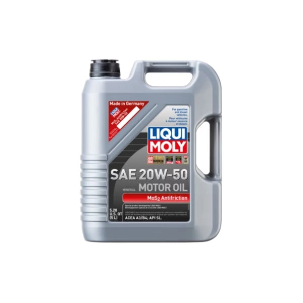 Liqui Moly Mos2 AntiFriction Motor Oil 20W 50 LM22072 (5L)