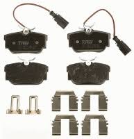 WV-7M3-698-451F-TW Rear brake pads / Plaquettes De Frein Arrière 99-03