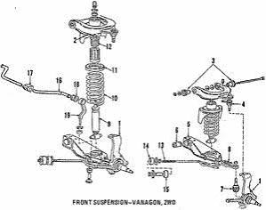 WV-251-411-051A Connecting Link For Stabilizer, Front