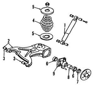 WV-251-511-139 Rear coil spring base pad #5 lower