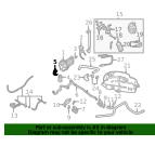 WV-3B0-131-086 Secondary Air Injection Pump Check Valve Bracket. 99-04