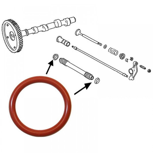 WV-021-109-349B Rubber seal for push rod tube, 25.1 mm