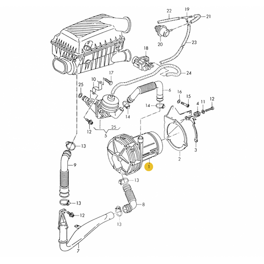 WV-021-959-253B secondary air pump