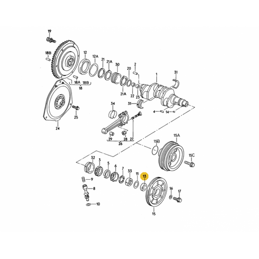 WV-025-105-247A Oil seal for crankshaft/pulley