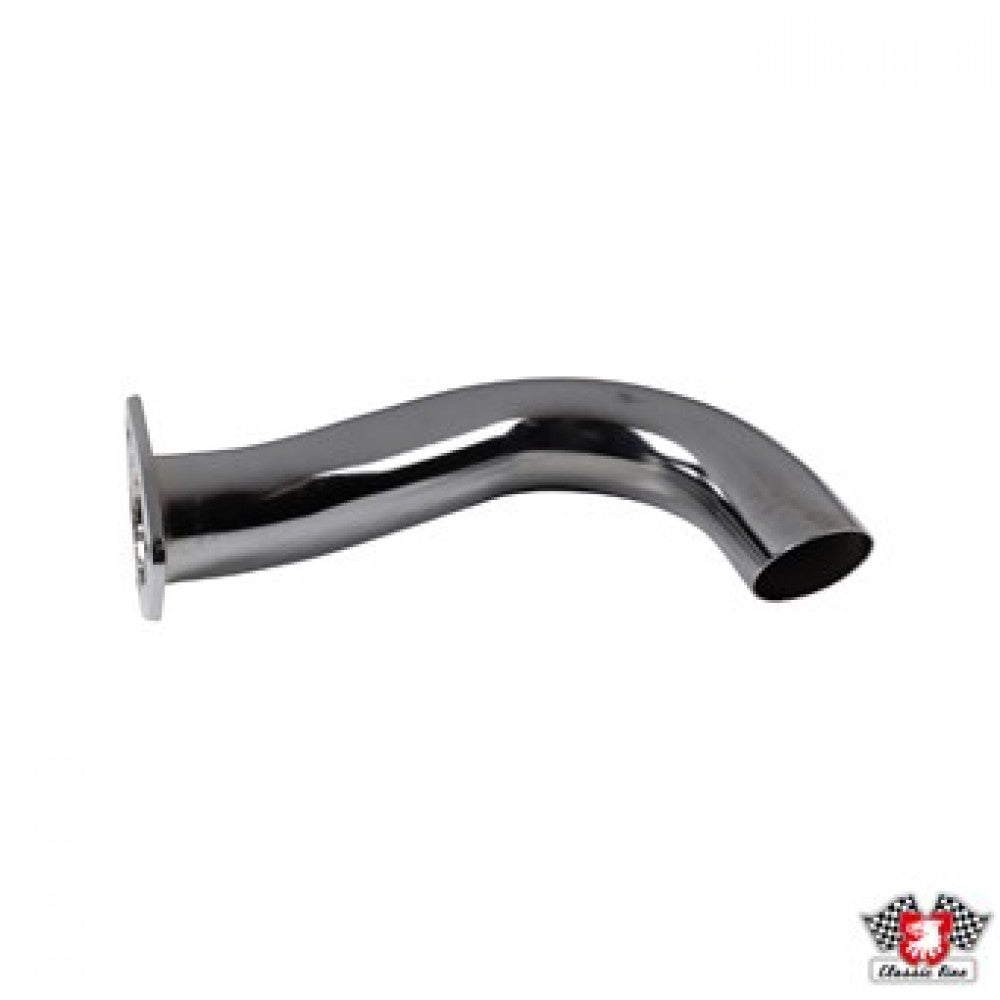 WV-025-251-185G Tail pipe, stainless steel, chromed