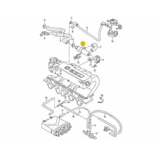 WV-037-906-457C Idle control valve, air supply