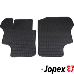 WV-AC-883910 Floor mat set, front, black, 2 pieces. Made of rubber