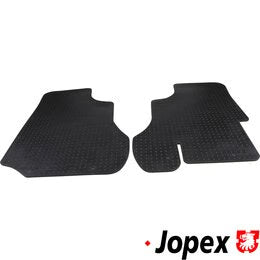 WV-AC-883910 Floor mat set, front, black, 2 pieces. Made of rubber