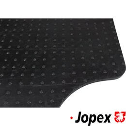 WV-AC-883910 Floor mat set, front, black, 2 pieces. Made of rubber