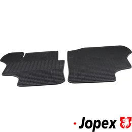 WV-AC-883910 Floor mat set, front, black, 2 pieces. Made of rubber