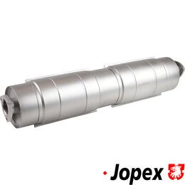 WV-025-251-053NSS Exhaust rear, OE design. Made of stainless steel / Silencieux OE conception.Fabrqué en acier inoxidable 86-91