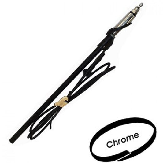 WV-113-999-900 Antenna, top mounted, new style, chrome, lenght 970 mm