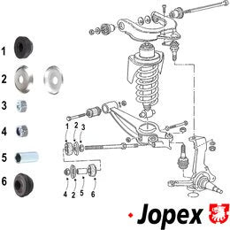 WV-AC-501800 Radius Kit/Ensemble de barre radius