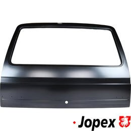 WV-251-829-105A Tailgate, small lock version. Holes for emblems on both sides 05/79-07/83