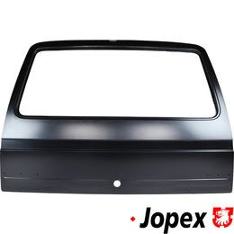 WV-251-829-105AE Tailgate, large lock version. Holes for emblems on both sides 08/83-07/87