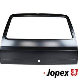 WV-251-829-105T-S Tailgate skin, outer, large lock version. Holes for emblems at centre and on right side 08/87-07/92