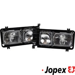 WV-251-941-998 Headlight set, square, complete,left/right, H-4 European Style Clear