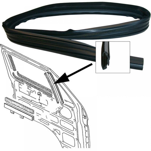 WV-171-837-433A Front Window Felt Frame Strip