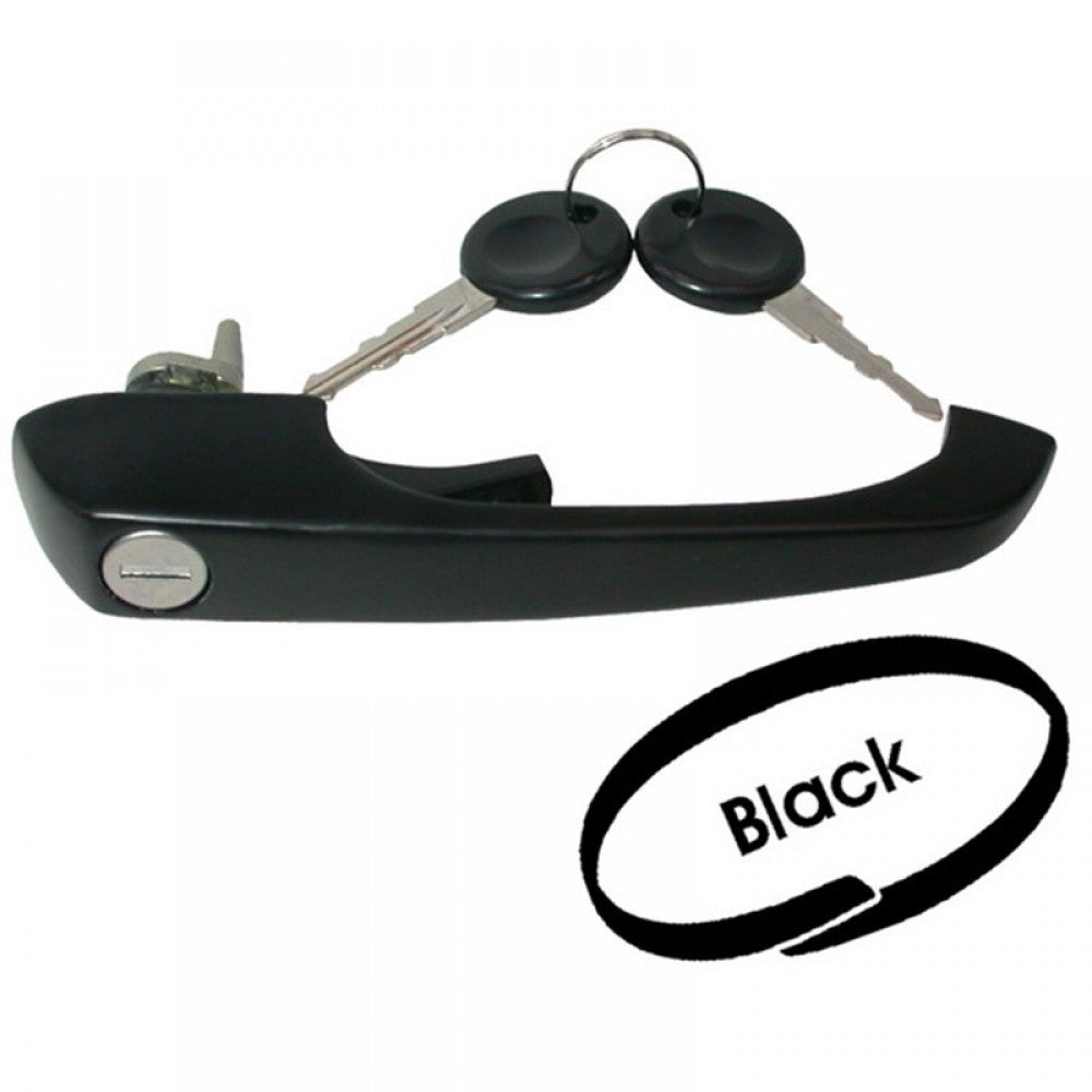 WV-211-837-205 Door handle with keys, black