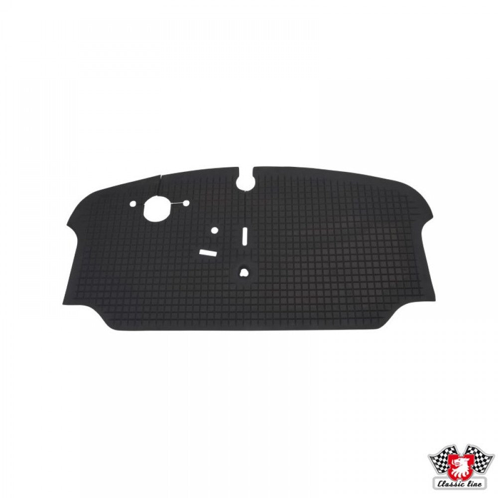 WV-211-863-711G Front rubber floor mat. black