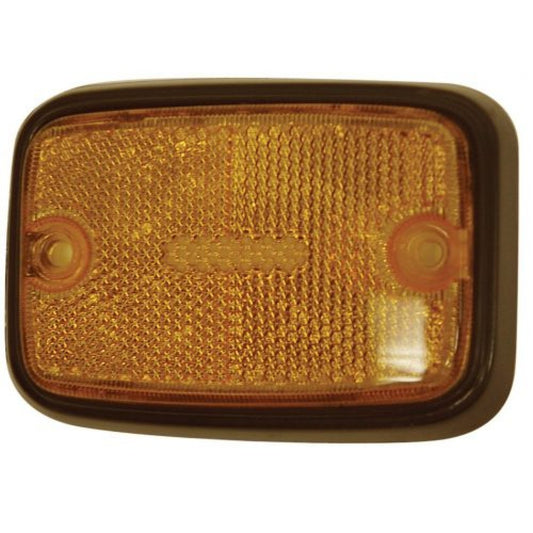 WV-211-945-119B Side marker lamp lens with black rim, front, yellow, without E-mark, left/right