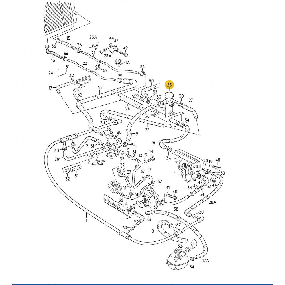 WV-251-121-438A Water flange for cooling system