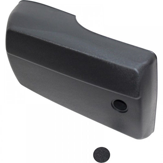 WV-251-807-123A Bumper corner, black plastic, left front, right rear