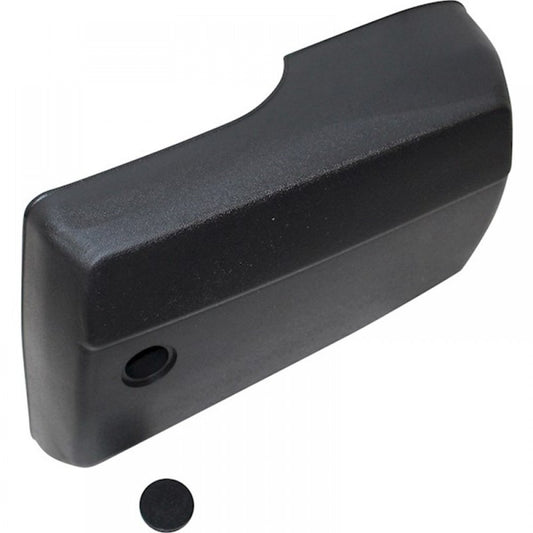 WV-251-807-124A Bumper corner, black plastic, right front, left rear