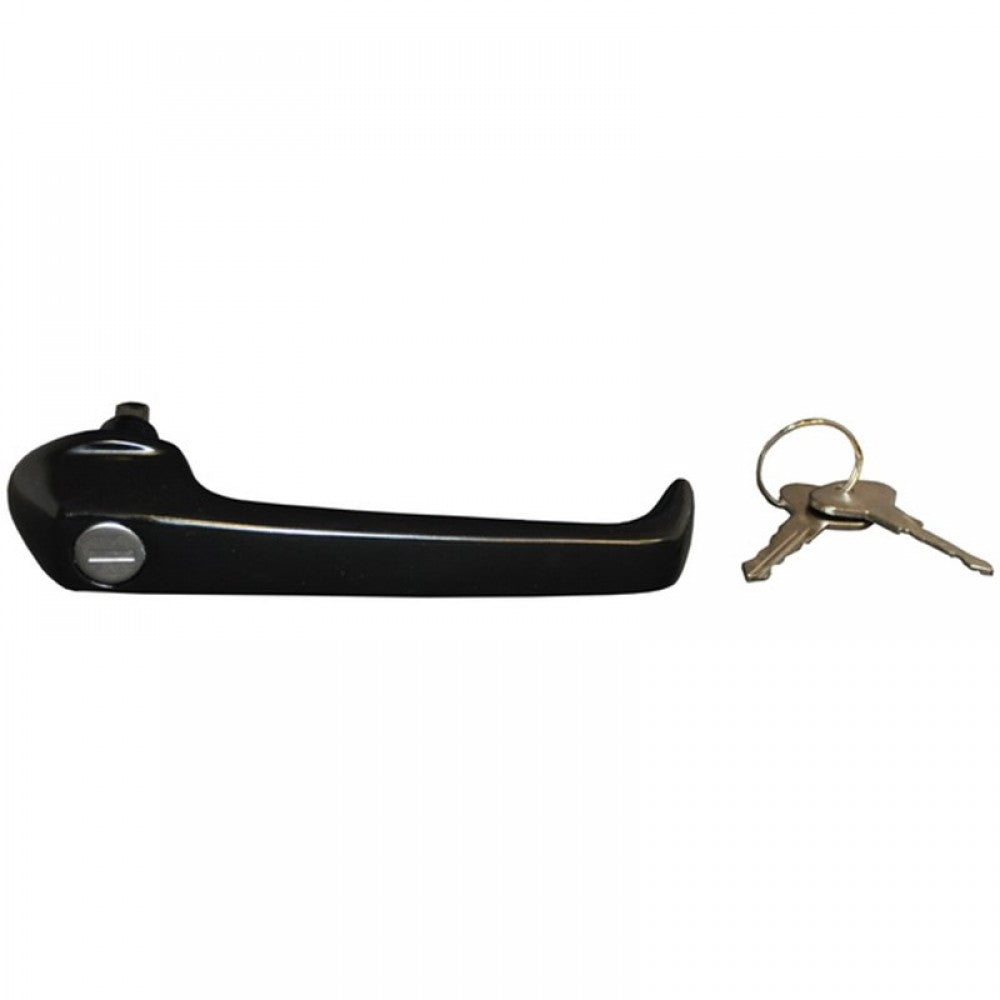 WV-251-843-704E Cargo door handle with keys, black, right