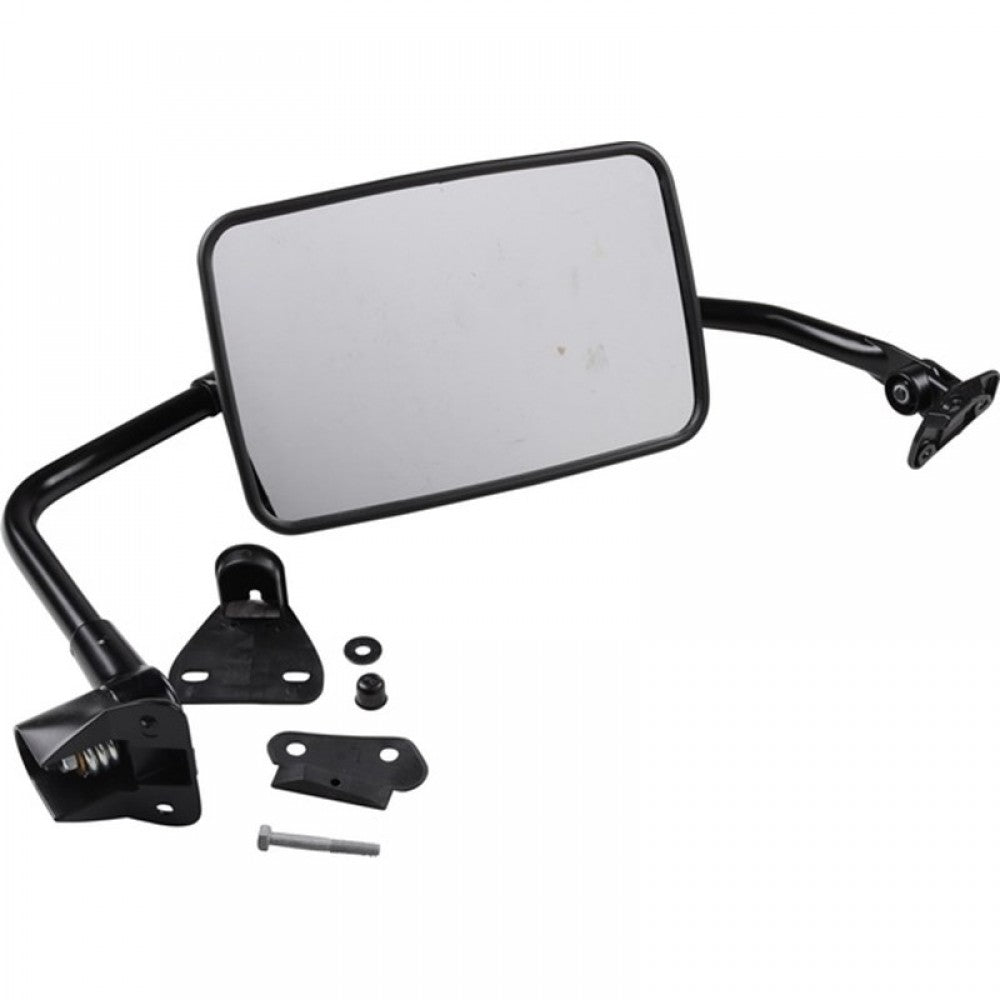 WV-251-857-513F Door mirror, truck style, convex, with mounting kit, black, left