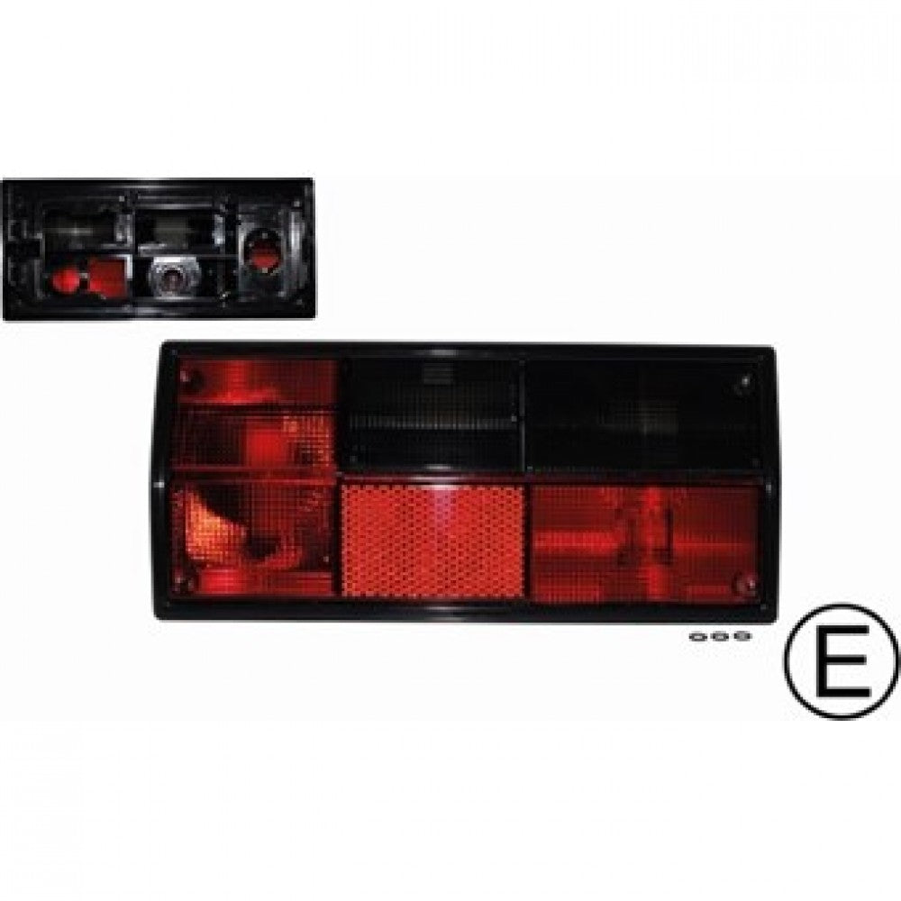 WV-251-945-112D-S Tail light, with E-mark, right, w/o socket (HELLA type socket) (Smoke)