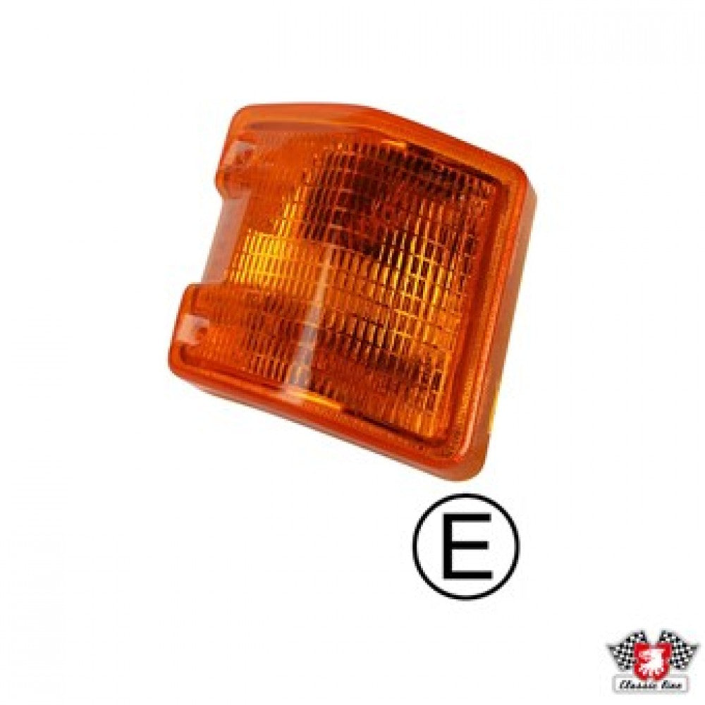 WV-251-953-141 Lens for indicator, orange, front, left, with E-mark