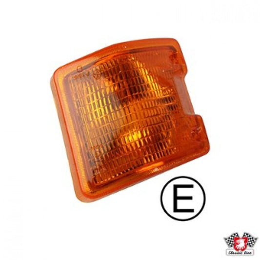 WV-251-953-142 Lens for indicator, orange, front, right, with E-mark