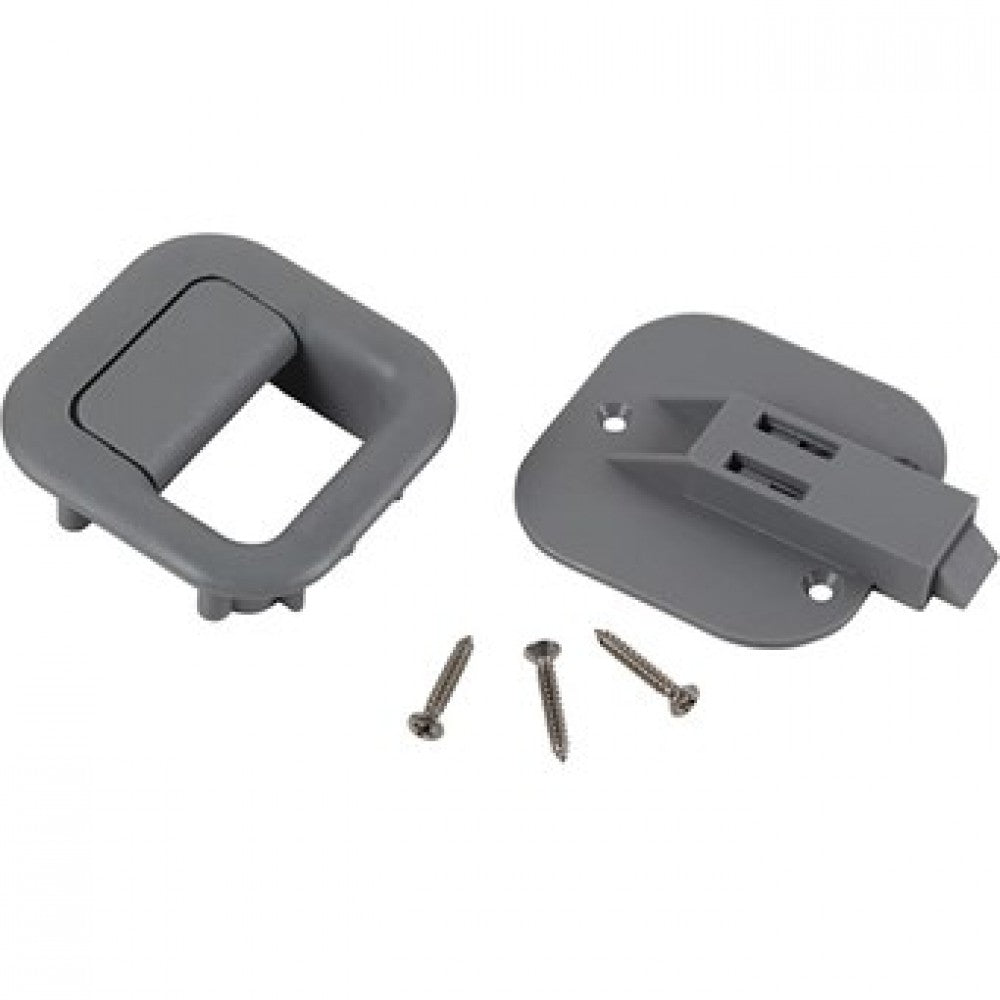 WV-255-070-915B Cabinet latch handle, grey, Westfalia
