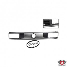 WV-255-853-652J Front grill with chrome trim edge, for emblem 4.9inch