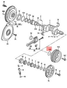 WV-N900-784-01 Crankshaft pulley inner seal/ Joint intérieur de poulie de vilebrequin
