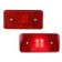 WV-351-945-361A-LED LED Side Marker Light Assemblies - PAIR Red / Lentille de marqueur latéral arrière la Paires Rouge LED