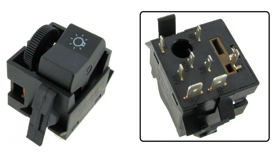 WV-251-941-531M-FB Headlight switch 8 pin/ Commutateur de phare 8 broches Febi