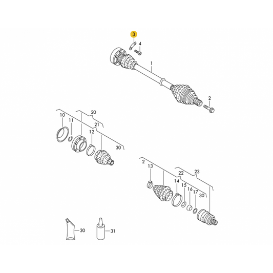 WV-7D0-407-357 Spacer