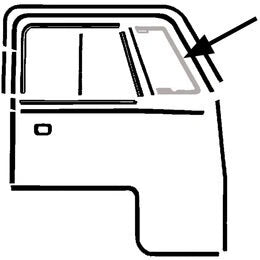 WV-211-837-626A Vent window seal. right