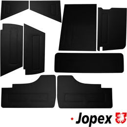 WV-AC823500 Interior vinyl panel kit, 9 pcs., black 08/84-07/92