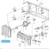 WV-191-941-297 Headlight Adjuster Assembly, Low Beam Bottom Inside 86-91