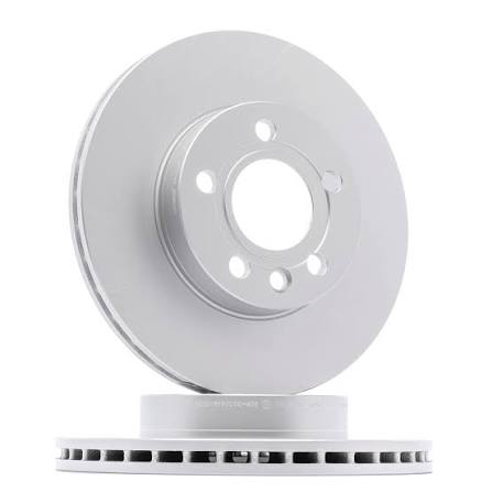 WV-7D0-615-301A-ZM &nbsp;Front Brake Discs Rotor Vented&nbsp; Coat Z/ Disque de frein avant ventilé Coat Z, w/ Lucas Caliper; 280mm x 24mm