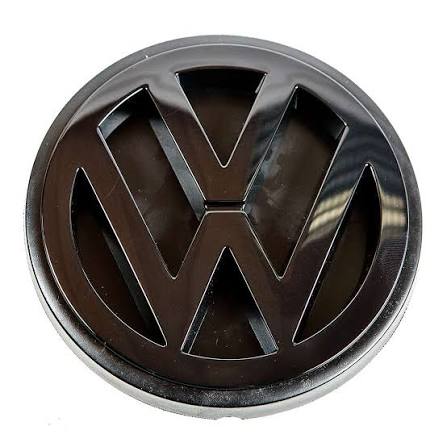 WV-701-853-601A-OE Emblem "VW" for tailgate, black/Emblème pour Hayon Noire