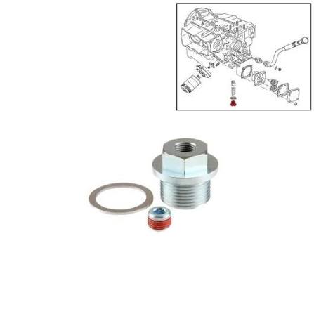 WV-025-115-431 Screw plug for oil pressure relief valve / Vis de soupape de surpression d’huile